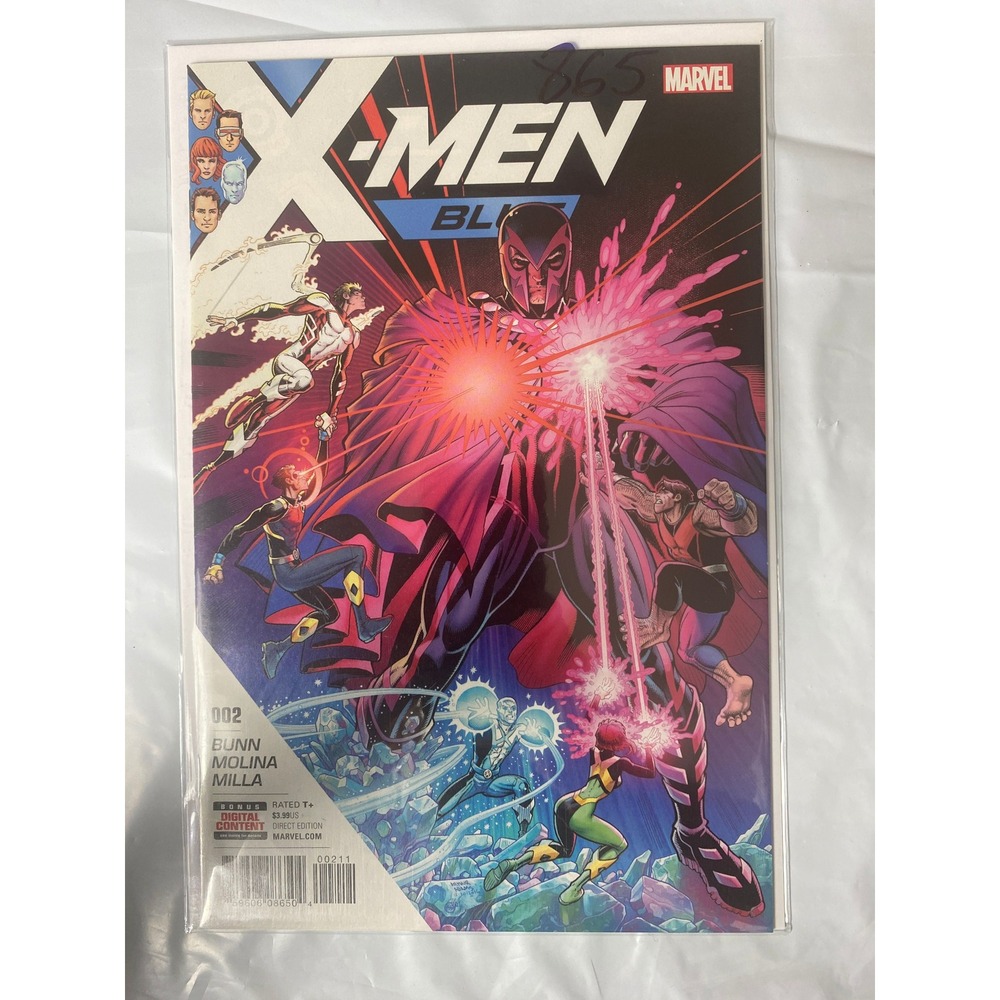 Marvel X-Men Blue 002 Cullen Bunn Jorge Molina Magneto Cover 2017 Comic Book